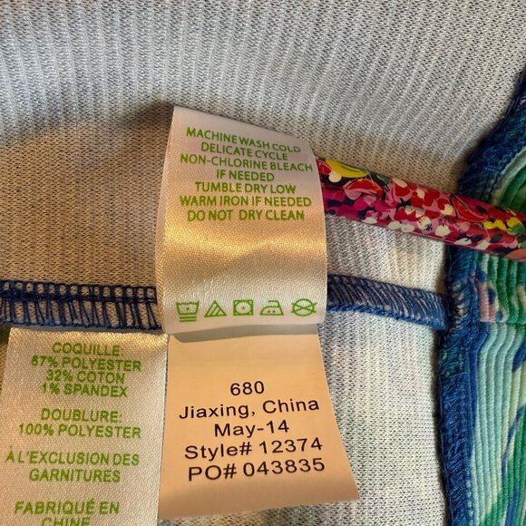 Lilly Pulitzer Layton Shift Dress XL Blue Crush “She Got Sole” EUC - Picture 7 of 11